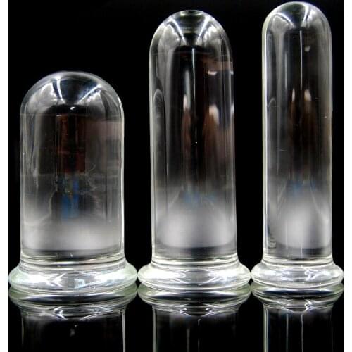 60mm Huge Glass Dildo Anal Plugs Crystal Glassware Penis Vaginal Massage Stick Pleasure Wand Sex Toys Women Gay Masturbation