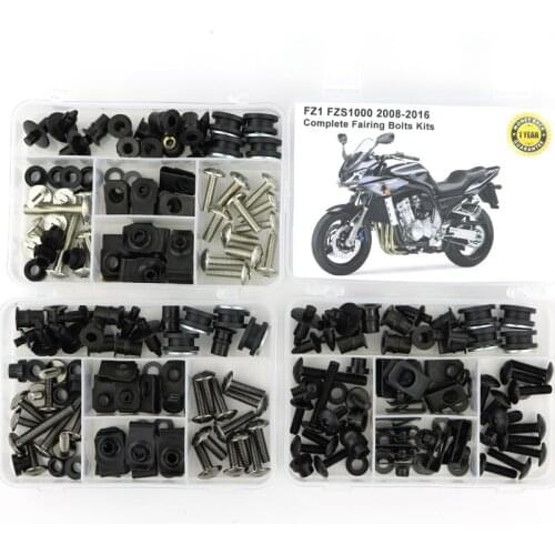 Fit For Yamaha FZ1 FZS1000 Fazer 2008-2016 Complete Full Fairing Kit Cowling Bolts Kit Side Covering Bolt
