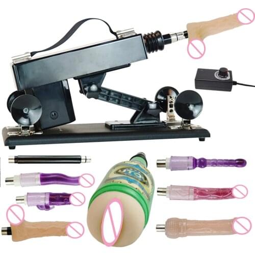 Fredorch Sex Machine with 3 XLR Connector Attahcments Hands-Free with Lifelike Dildo Masturbator for Men and Women