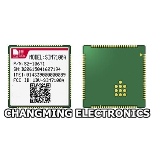 SIM7100A SIMCOM Multiband LTE/WCDMA/GNSS module(working 100% Free Shipping) 1PCS