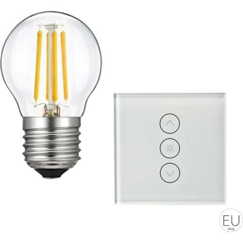 Smart LED Bulb Wifi Touch Switch, Voice Remote Control Light Switch In Wall ApplicationReplacement Of Smart Dimming Light Switch