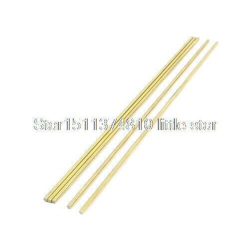 RC Helicopter Hardware 250mm x 3mm Brass Axle Round Rod Circular Bar 5Pcs