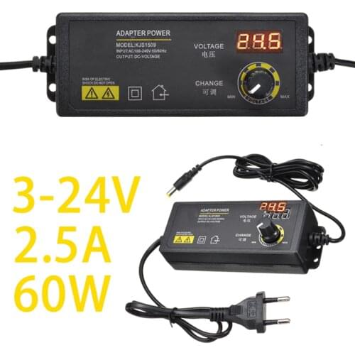 AC 100V-240V Power Supply Adapter Transformer 2.5A 60W 3.8V-37V Switching Power Lighting Transformers For Led Lamp Light