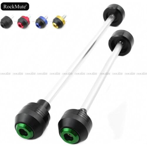 Motorcycle Accessories Front Rear Axle Fork Crash Sliders Wheel Protector For KAWASAKI ZX-10R zx10r 2004-2005 Black Gold Red