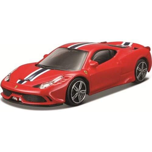 Bburago 1:43 Scale Ferrari 458 SPECIALE Alloy Luxury Vehicle Diecast Pull Back Cars Model Toy Collection Gift