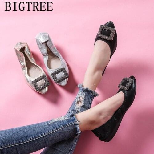 Glitter Shoes Rhinestone Harajuku Shoes Vintage Shoes Women Fashion Black Flats Creepers Zapatos Comodos De Mujer Damen Schuhe