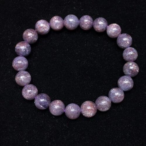 Genuine Natural Bllod Red Dichroite Cordierite Iolite Bracelet 9.1mm Women Men Star Light Round Beads Genuine AAAAAA