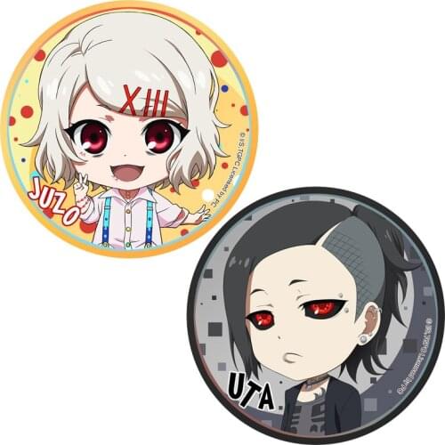 Brdwn Tokyo Ghoul Rei JUZO SUZUYA REI Uta China Official Authorization Cosplay Badge