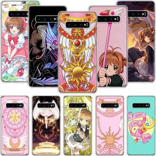 Card Captor Sakura Anime Phone Case For Samsung Galaxy A51 A71 A70 A50 A40 A30 A20E A10 A01 A21 A41 A20S A6 A7 A8 A9 Coque Cover