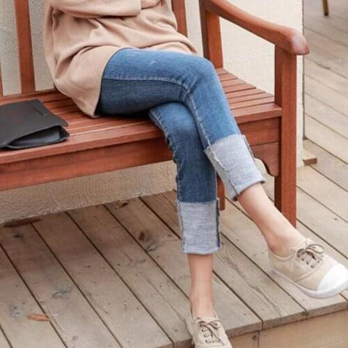 Spring Maternity Jeans for Pregnant Woman 2020 Pregnancy Denim Pants Cotton Single Layer Trousers Cheap Maternity Clothing 2020