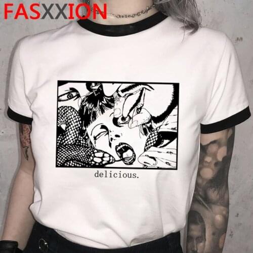 Junji Ito t-shirt t shirt men ulzzang grunge 2021 clothes harajuku kawaii graphic tees women