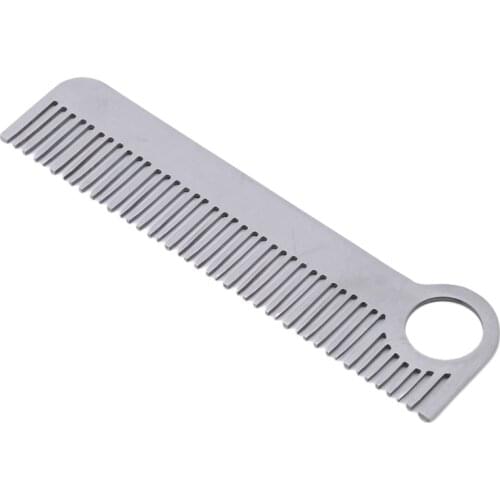 1PC Stainless Steel Hair Combs Tactical Pocket Comb High Quality Health Care Tools For Women Men Unisex