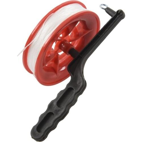 100M Twisted String Line Red Wheel Kite Reel Winder