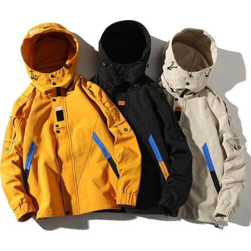 2020 Winter Jacket Men Parkas Brand Clothing Hooded Waterproof Windproof Snow Thicken Warm Coats Men Hip Hop Streetwear