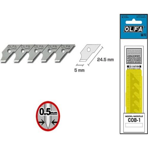 Olfa COB-1 Compass Cutter Blades(15pcs) for CMP-1 CMP-1/DX 57B 189B Olfa Compass Cutters