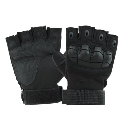 Tactical Gloves Non-Slip Soft Shell Half-Finger Sports Gloves Hiking Outdoor Riding Motorcycle Military Mens Microfiber Gloves