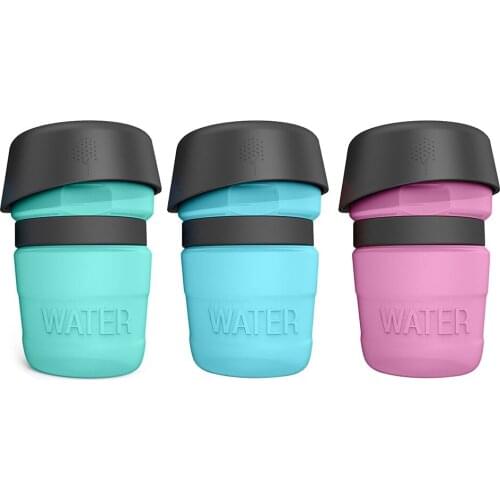 Portable Dogs Water Bottle Pet Outdoor Travel Drinker Bowls Water Feeder Puppy Cat Drinking Cup Food Dispenser Accessories
