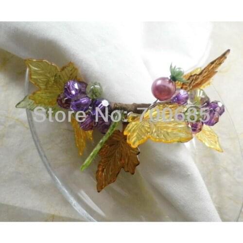 Aliexpress sold beaded wedding napkin ring