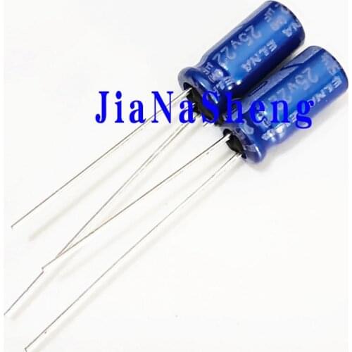 20PCS ELNA 25V22UF 5X11 RE3 85C Blue Audio capacitor