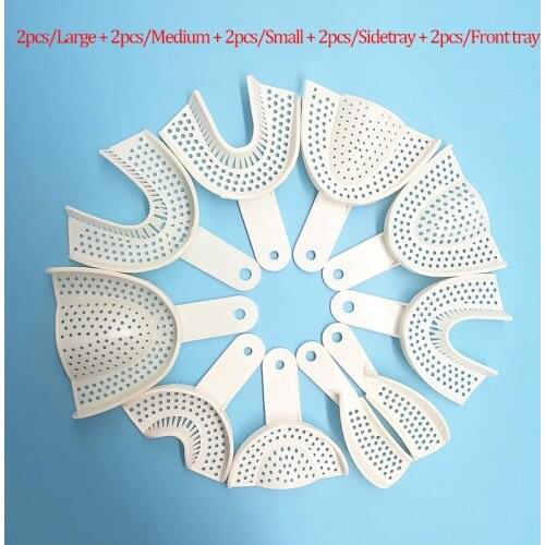 Dental Ortho Impression Trays Perforated Disposable for child/adult (10/bag)