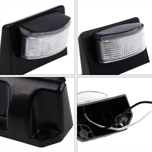 24V Waterproof 6 LED Car License Plate Light Signal Tail Light Lamp Boat Truck Trailer license plate lights