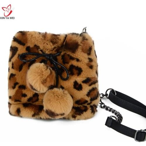 Woman bag genuine rabbit Fur leather handbags womens leather shoulder crossbody bags high quality women totes messenger bag