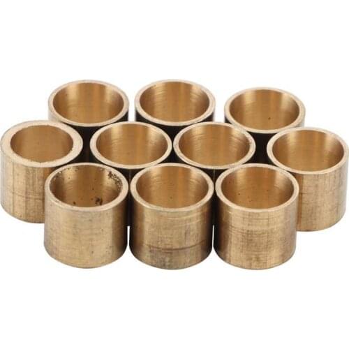 10pcs Billiards Cue Brass Tip Brass Snooker Pool Cue Ferrules Cue Tip Pool Ferrules Repair Tool Billiards Accessories 9/9.5/10mm