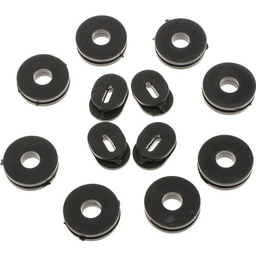 2 PCS Rubber Side Cover Grommets Rubber Motorcycle Fairings Set Suitable For Use With Motorcycle GS125 Motorcycle Replacement