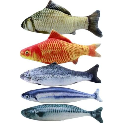 5PCS Catnip Fish Toys for Cat 20Cm Cat Toys Cat Fish Pillow Cat Catnip Toys