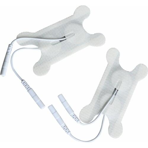 50Pair/Pack Tens Electrode Pads Pin Type Physical Therapy Massager Patch Nerve Stimulator With 2mm Pin Plug For Swallowing Test