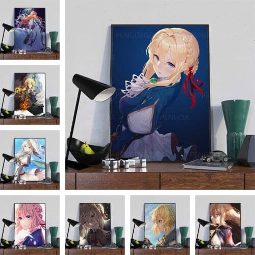 5D DIY Diamond Painting Art Full Round Drill Anime Girl Pictures Embroidery Mosaic Cross Stitch Portrait Craft Wall Decoration