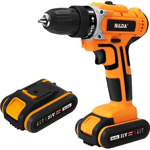 21V 340W Cordless Electric Screwdriver Mini Hand Drill Power Driver Drill for Drilling Tightening Screw Professional Tools