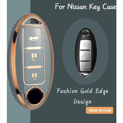 Full Cover New Soft TPU Car Key Case for Nissan Qashqai J10 J11 X-Trail T31 T32 Kicks Tiida Pathfinder Murano Note Juke