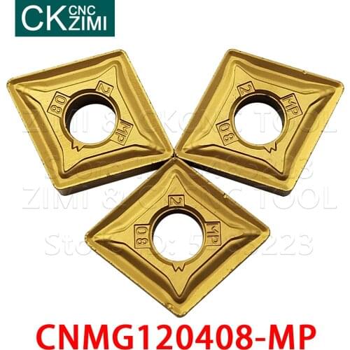 CNMG120408-MP BP010 CNMG 120408 MP Carbide Inserts External Turning Insert Tools CNC Metal Lathe Tools for steel stainless steel