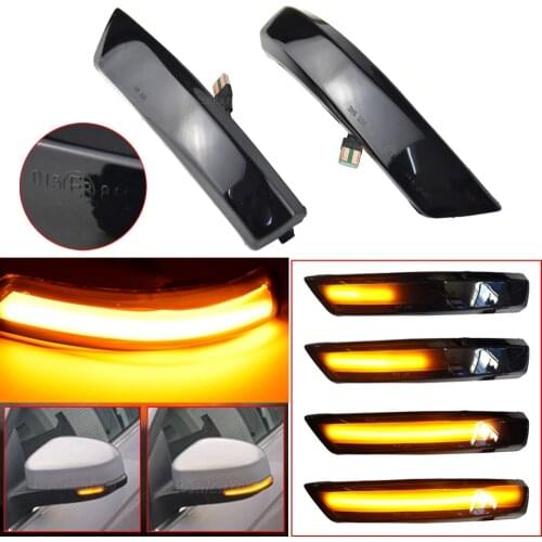 For Ford Focus 2 MK2 2008-2011 Focus 3 MK3 / MK3.5 2011-2018 Hatchback Black LED Dynamic Turn Signal Light