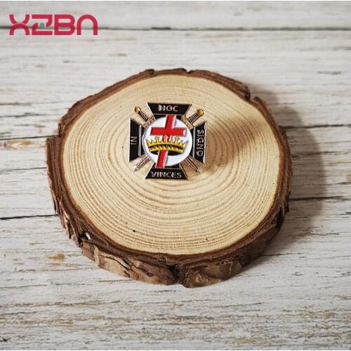 Masonic Lapel Pins Badge Mason Freemason B74 Knight Templar 1.9cm