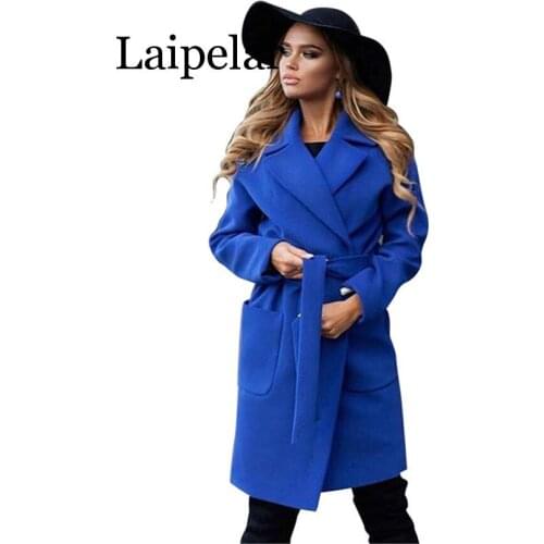 Laipelar Women's Coats With A Belt