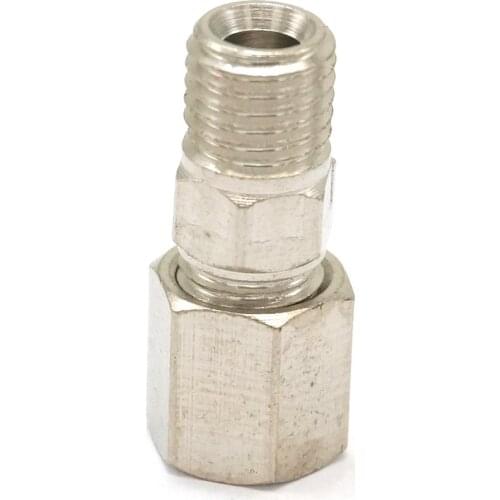 5pcs M8 Metric Male Thread Brass Fit 4mm OD Tube Coupler Adapter Connector Compression fitting For Tubing