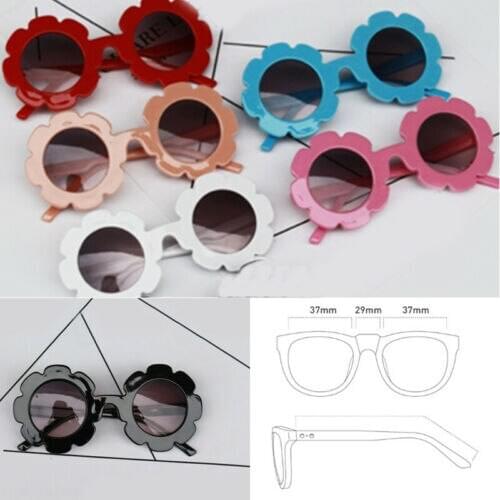 Summer Flower Pot Kids Beach Accessories Children Toddlers Girls Eyes Accessories