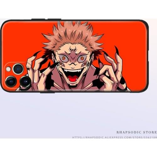 Jujutsu Kaisen Yuji Itadori Sukuna Soft Silicone Phone Case Cover Shell For IPhone SE 6 6s 7 8 Plus X XR XS 11 12 Mini Pro Max