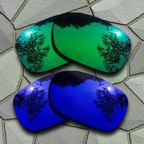 Jade Green&Violet Blue Sunglasses Polarized Replacement Lenses for Twoface