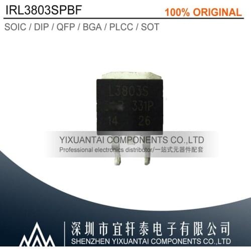 20pcs/lot 50pcs/lot 100pcs/lot Free shipping 100% original IRL3803SPBF IRL3803S L3803S TO263