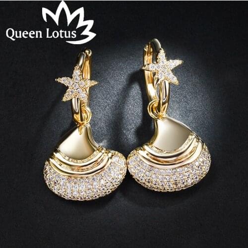 Queen Lotus Earrings Rings