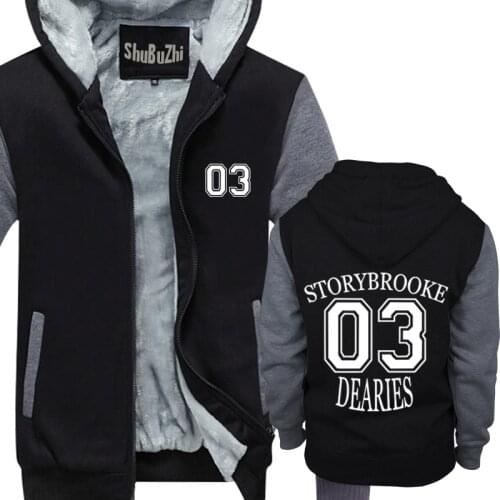 Storybrooke Dearies hoodies for men Thick fleece hoodie Once Upon a Time Regina Rumpelstiltskin drop shipping