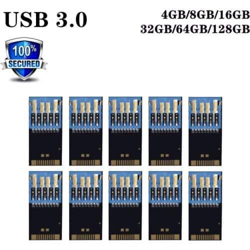 High Speed UDP USB 3.0 memory flash 8G 16GB 32GB 64GB 128GB long U disk semi-finished Universal chip pendrive Factory wholesale