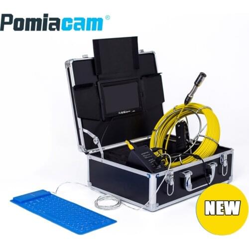 WP71 20M Cable Waterproof Mini Size Pipe Sewer Inspection video Camera With DVR Recording 12 Leds Endoscope Snake Camera