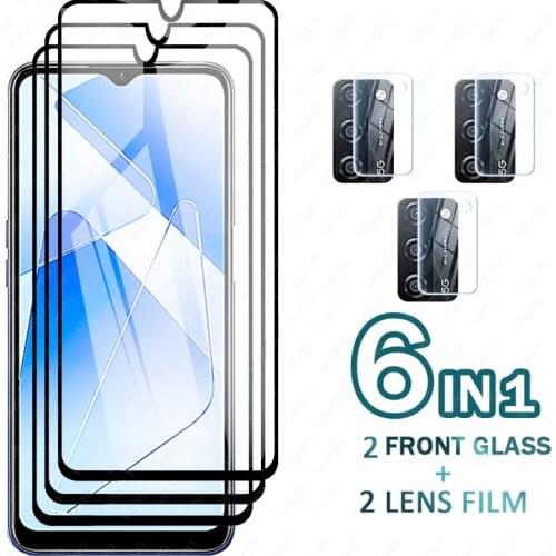 Tempered glass on For oppo a55 Screen Protectors Protective Glass Camera lens for oppo a 55 55a PEMM00 6.5" Phone safety Film