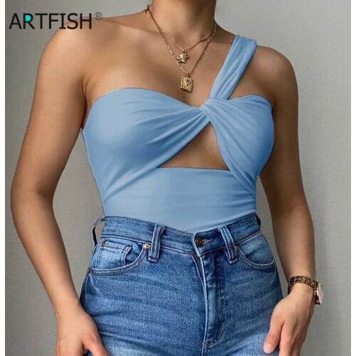 Sexy Spaghetti Strap Ruched Tank Top Summer Short Tanks Camis Backless Tube 2021 Cross Knot One Shoulder Crop Top Women G2850