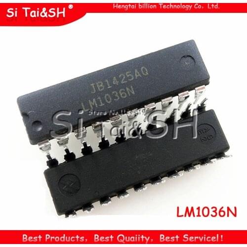 1PCS LM1036N LM1036 DIP-20 Dual channel DC control volume volume balance circuit chip