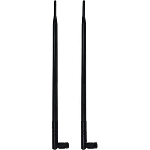 2PCS 6DBi RP-SMA 2.4GHz 5GHZ High Gain WiFi Router Antenna for Wireless IP Camera
